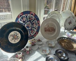 Collection of Porcelain Platters & Plates