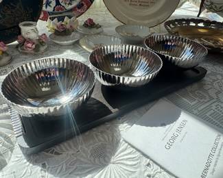 Georg Jensen Benadotte Stainless Steel Serving Bowls (3 Total)
