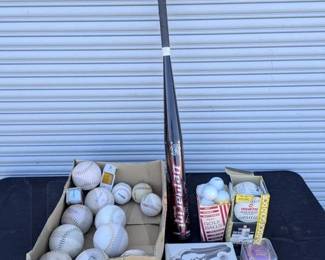 demarini bat & balls