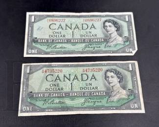 canadian 1953 bills