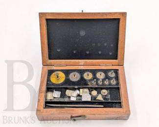 wood apothecary weights