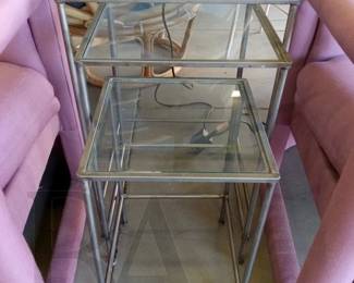 glass nesting tables