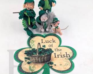 Anna Lee St Patricks Day dolls