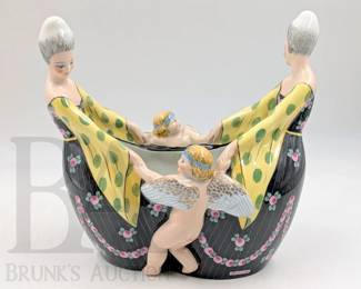 Aladin porcelain planter 