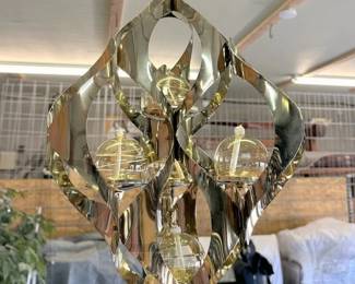 vintage oil chandlier