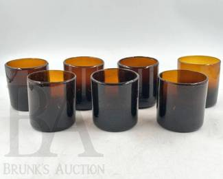amber tumblers