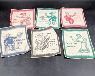 antique cocktail napkins