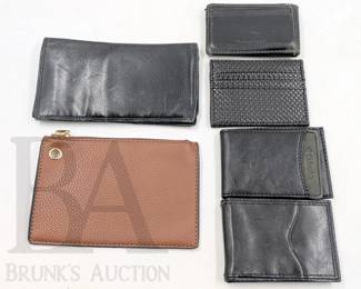 leather wallets and billfold