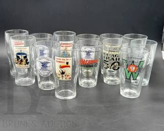 vintage beer glasses