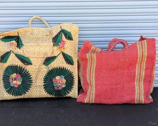straw bags