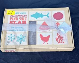 pink Himalayan salt slab