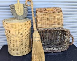 wicker home goods