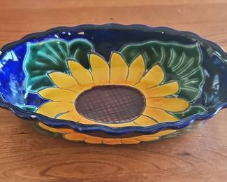 Talavera Sunflower Bowl