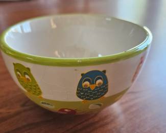 Ceramic Owl Bowl