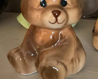 Ceramic Teddy Bear Figurine
