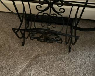 Wrought Iron Magazine Rack