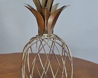 Metal Pineapple Candle Holder