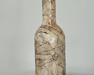 Cracked Glaze Ceramic Bottle Vase