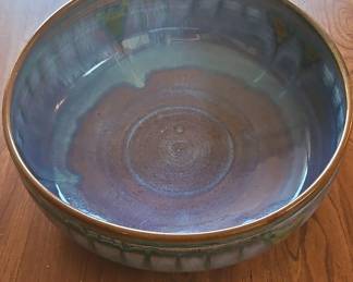 Artisan Glazed Ceramic Bowl second image