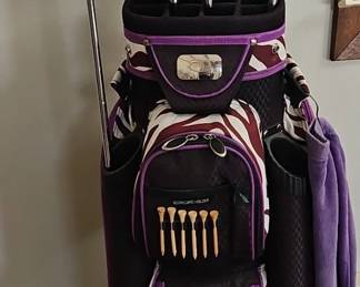 Purple Zebra Stripe Golf Club Set