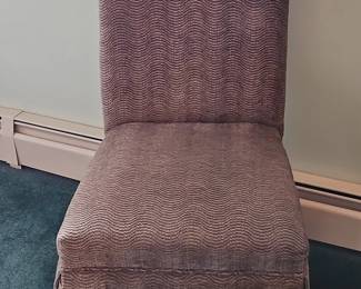 Skirted Upholstered Dining Chair