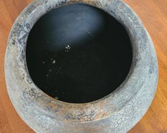 Cracked Glaze Ceramic Pot second image