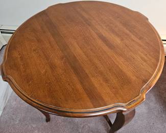 Round Pedestal Side Table second image