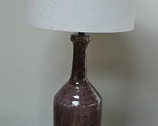 Ceramic bottle table lamp