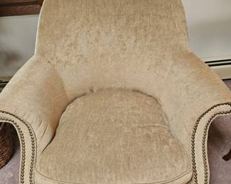 Nailhead Trim Accent Chair second image