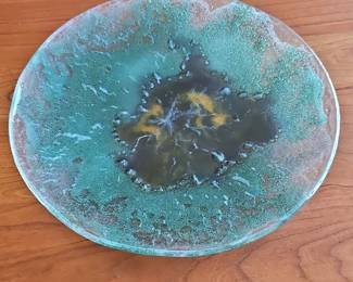 Glass Art Plate