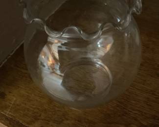 Clear Glass Fish Bowl