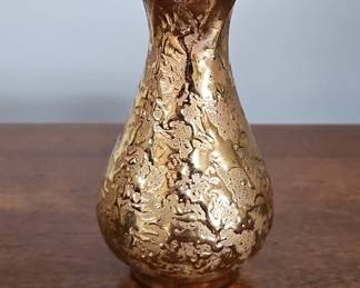Dixon Art Studios Weeping Gold Vase