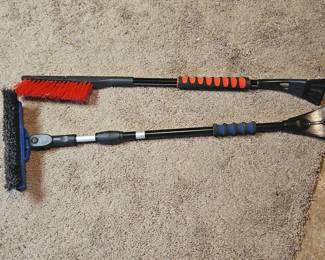 Extendable Snow Brushes and Ice Scrapers