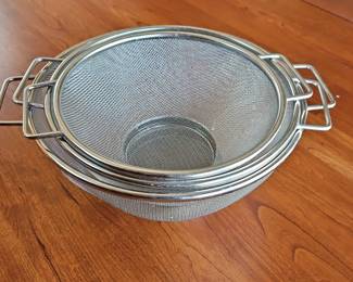 Stainless Steel Strainers Set