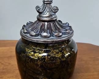 Gold Fleurdelis Cannister Set