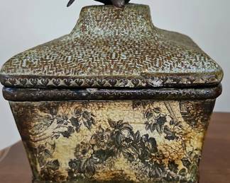 Vintage Bird Trinket Box