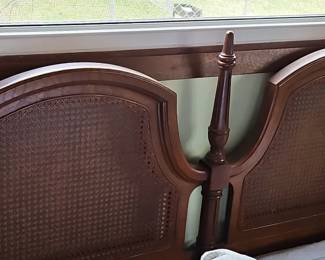 Ethan Allen French Provincial Cane Headboard