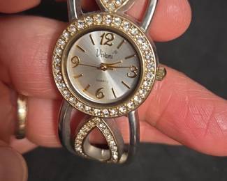 Vivani Crystal Bangle Watch
