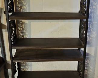 Ornate Metal Bookshelf