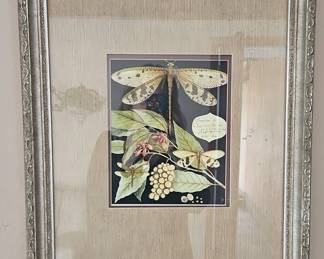 Dragonfly Botanical Print