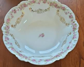 Porcelain Rose Serving Bowl