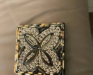 Mother of Pearl Mosaic Coasters