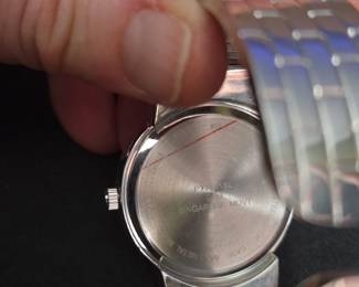 Womens Rhinestone Bezel Quartz Watch second image