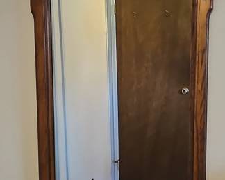 Ornate Oak Wall Mirror