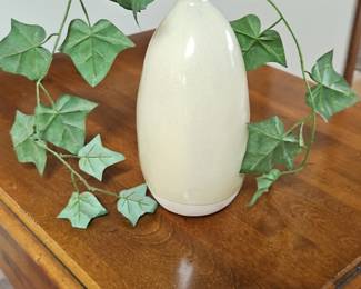 Cream Ceramic Vase