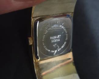 Gold tone DKNY cuff watch second image