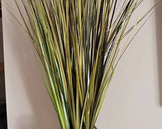 Rope Wrapped Planter with Onion Grass