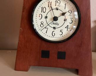 Mission Style Mantel Clock