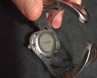CANSNOW Rhinestone Cuff Watch second image