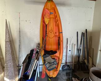 10 foot Pelican Kayak with paddle and jacket